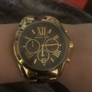 Gold and Tortoise Michael Kors Watch-Needs Battery
